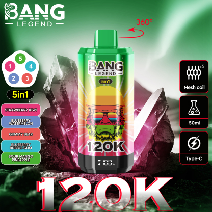 Bang Disposable Vape 120,000 Puffs 40ml | Multiple Flavors | OEM/ODM Supported