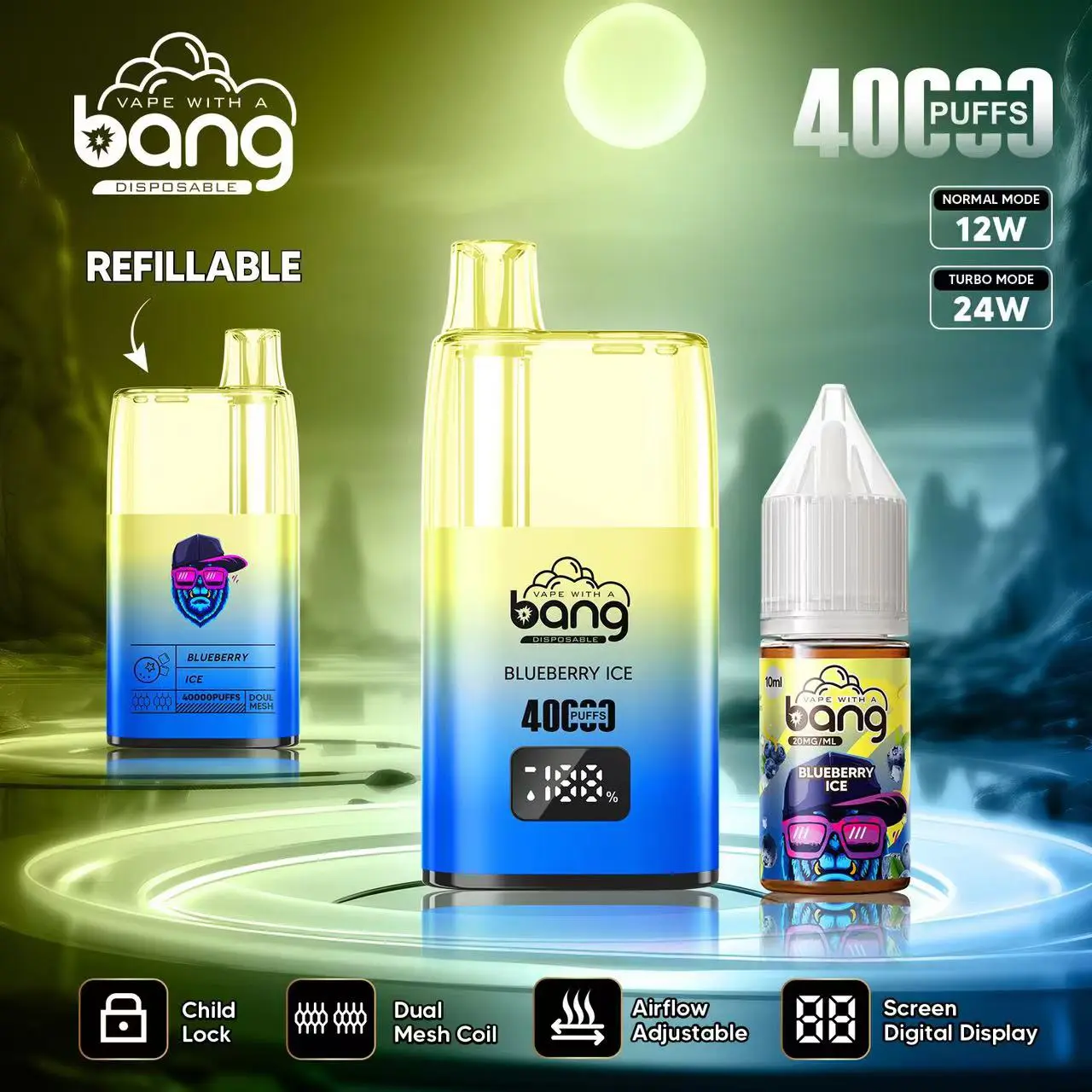 Bang 40000 40k Puffs Refillable Vape