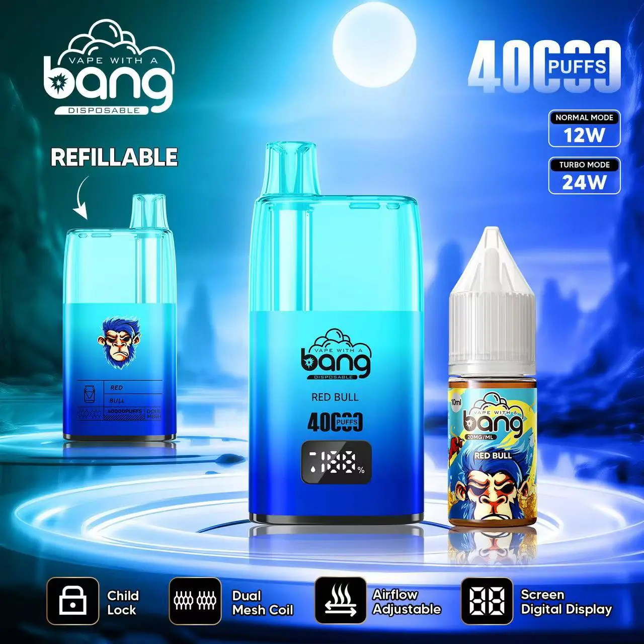 Bang 40000 40k Puffs Refillable Vape