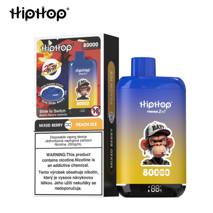 HipHop TWINS 2 in 1 80000 Puff
