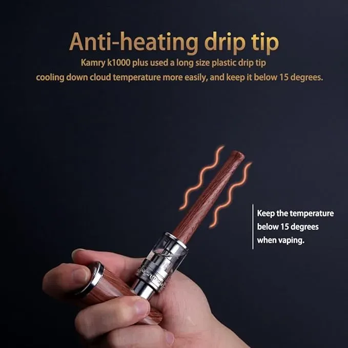 kamry k1000 Plus Wood black Color e-cig Pipe (Mouthpiece)