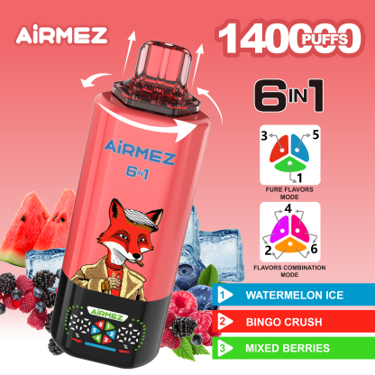 Airmez FOX 140000 Puffs 6 IN 1