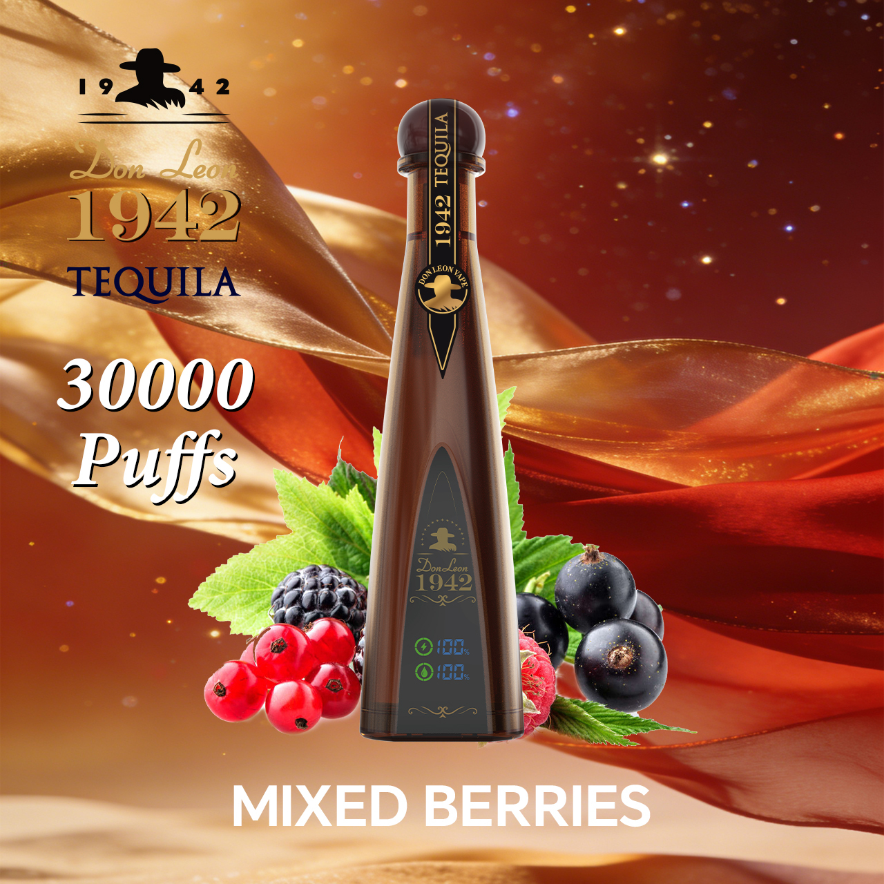 Don leon Tequila 1942 30000 Puffs