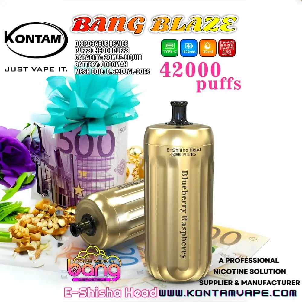 Bang Blaze 42000 Puffs Disposable Vape | 42K E-Shisha Head