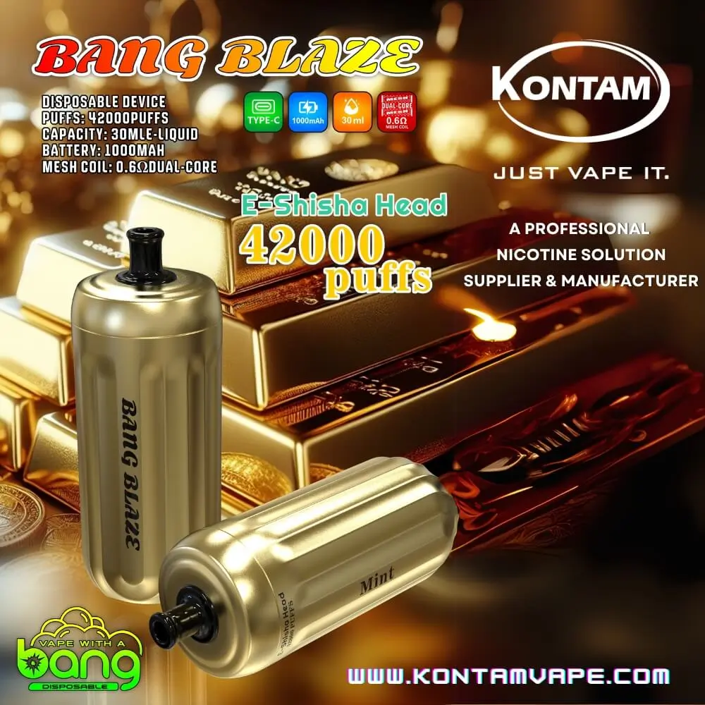 Bang Blaze 42000 Puffs Disposable Vape | 42K E-Shisha Head