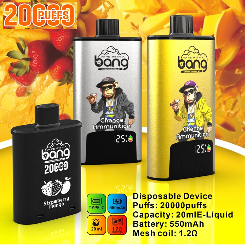 BANG 20000 Puffs DSK046 Change Cartridge Authentic Disposable Vape Low Nicotine Bulk Buy Wholesale