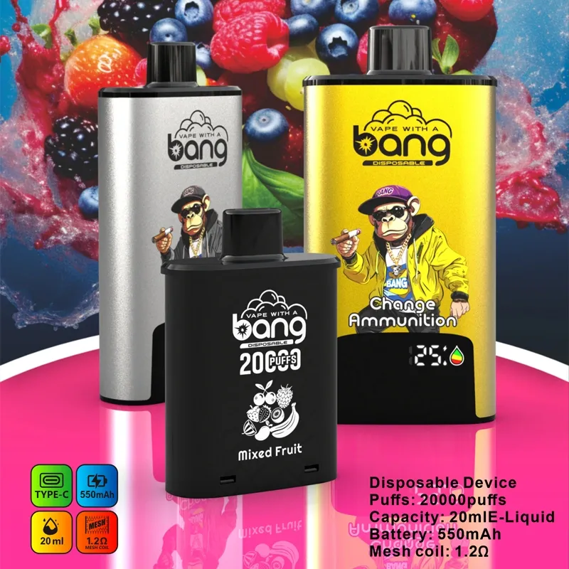 BANG 20000 Puffs DSK046 Change Cartridge Authentic Disposable Vape Low Nicotine Bulk Buy Wholesale