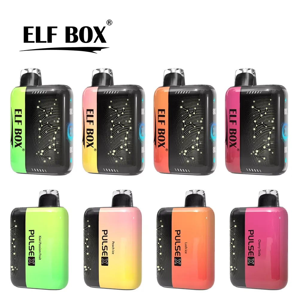 ELF Box Pulse X 25000 Puffs Disposable Vape | Dual Mesh Coil | 0% 2% 3% 5% Nicotine | Rechargeable AI Vape Wholesale - CloudovaVape