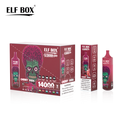 ELF BOX RGB 14000 Pro Disposable Vape Pen | 14000 Puffs | Mesh Coil | LED Display | RGB Light | 0% 2% 3% 5% Nicotine Wholesale - CloudovaVape
