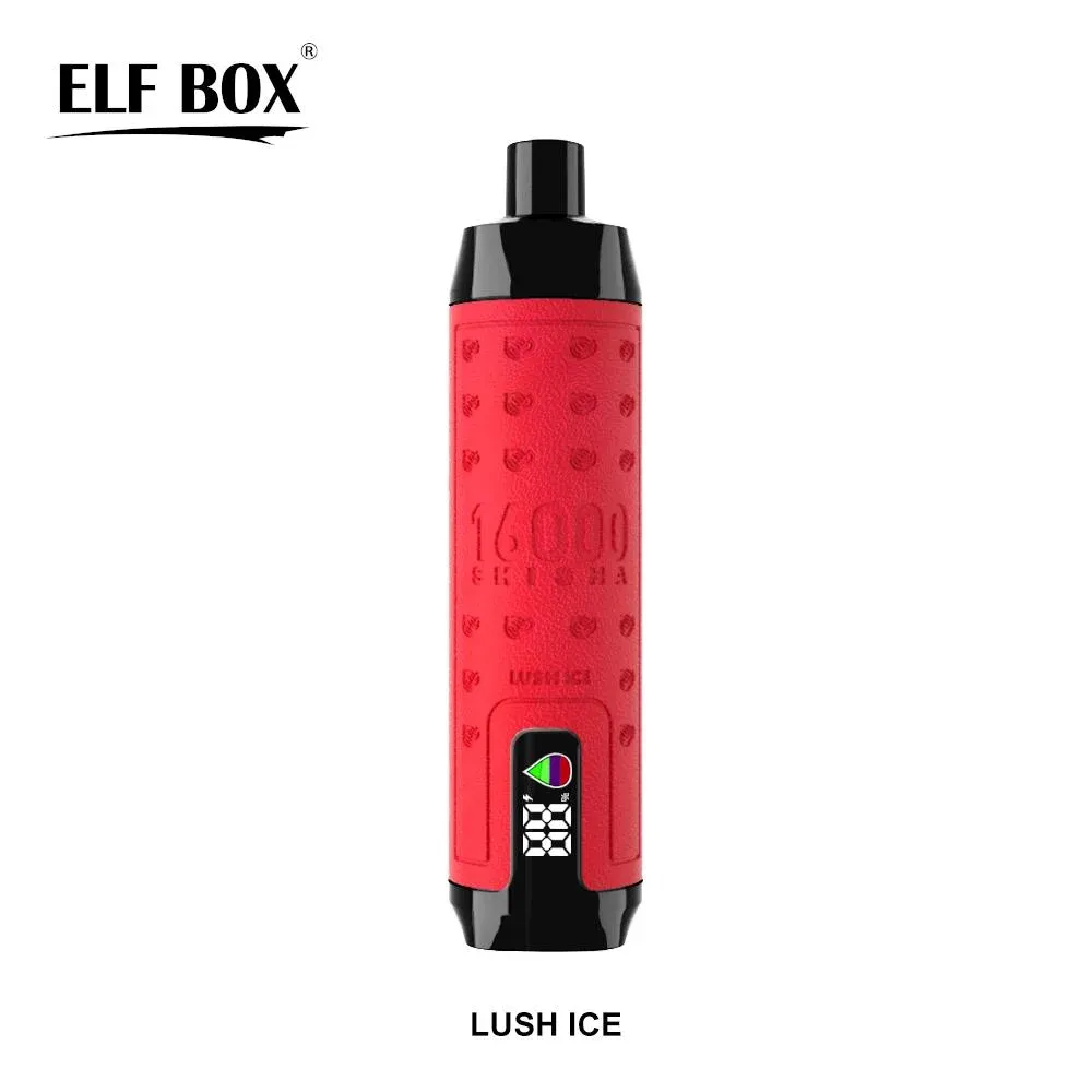 ELF BOX SHISHA 16000 Puffs Disposable Vape Pen | Mesh Coil | LED Display | Adjustable Airflow | 0% 2% 3% 5% Nicotine Wholesale - CloudovaVape