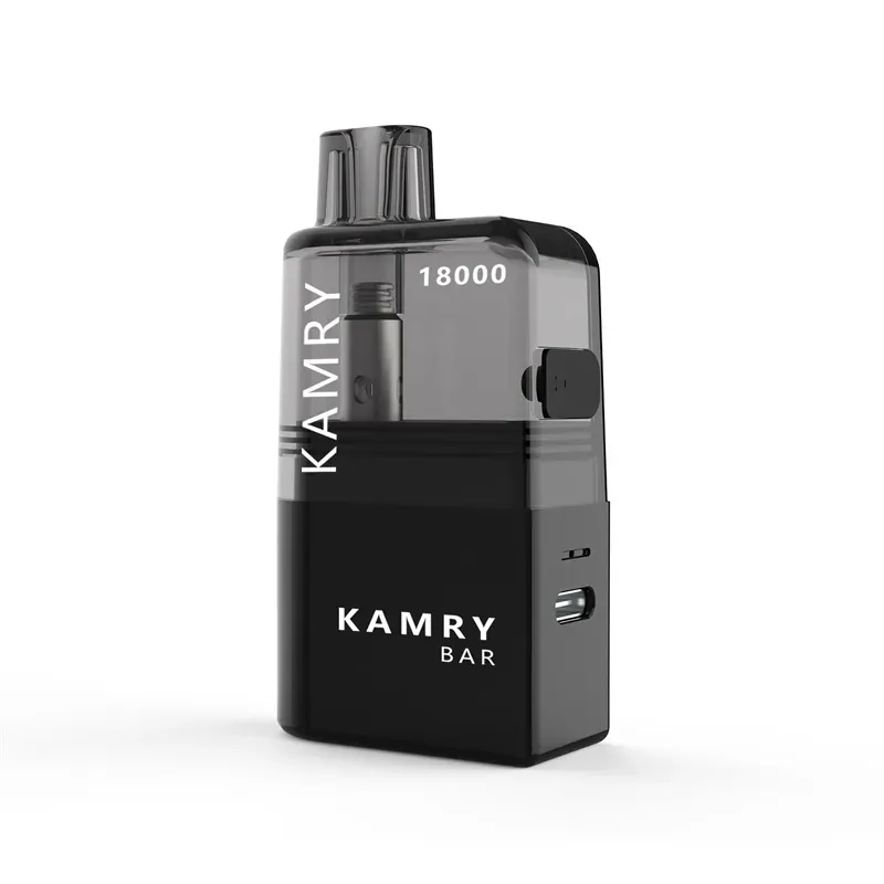 Kamry Bar 18000 Puffs Refillable Vape Kit Wholesale | 500mAh Rechargeable Battery & 10ml Pod | Customizable & Reusable Vape Device | CloudovaVape
