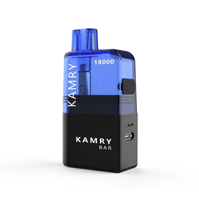 Kamry Bar 18000 Puffs Refillable Vape Kit Wholesale | 500mAh Rechargeable Battery & 10ml Pod | Customizable & Reusable Vape Device | CloudovaVape
