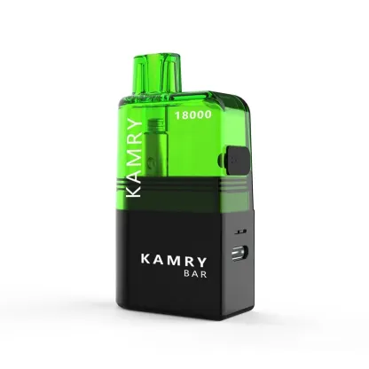 Kamry Bar 18000 Puffs Refillable Vape Kit Wholesale | 500mAh Rechargeable Battery & 10ml Pod | Customizable & Reusable Vape Device | CloudovaVape
