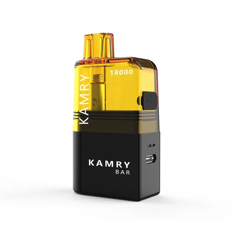 Kamry Bar 18000 Puffs Refillable Vape Kit Wholesale | 500mAh Rechargeable Battery & 10ml Pod | Customizable & Reusable Vape Device | CloudovaVape