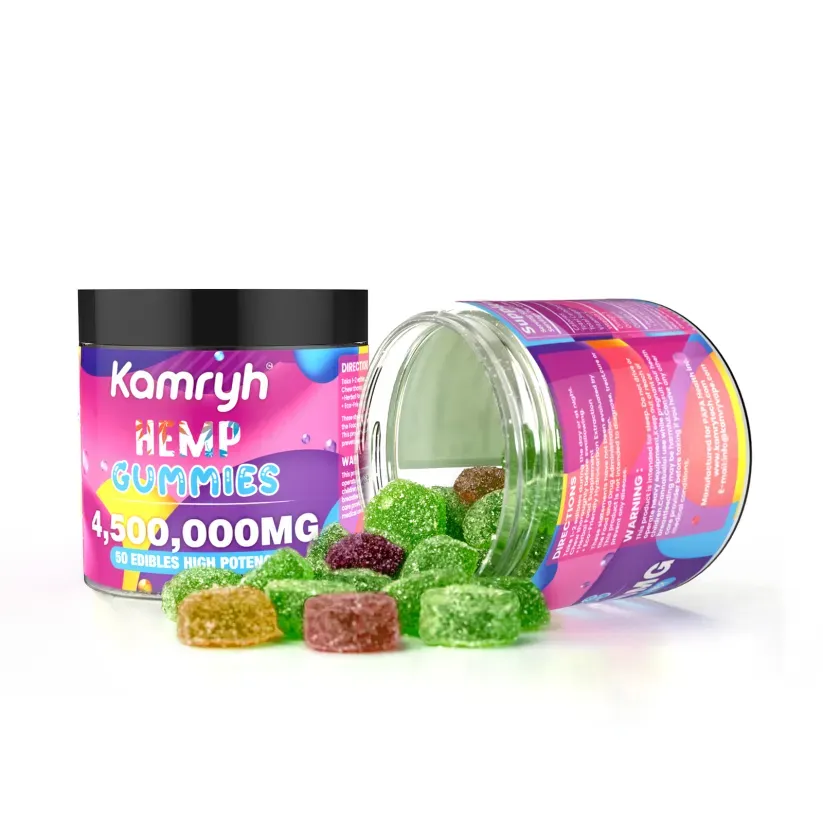 kamryH Gummies for Adults, 6 Fruit Style, Sleep Support, Omega 3-6-9 Complex, Chewable Gummy Vitamins USA Made