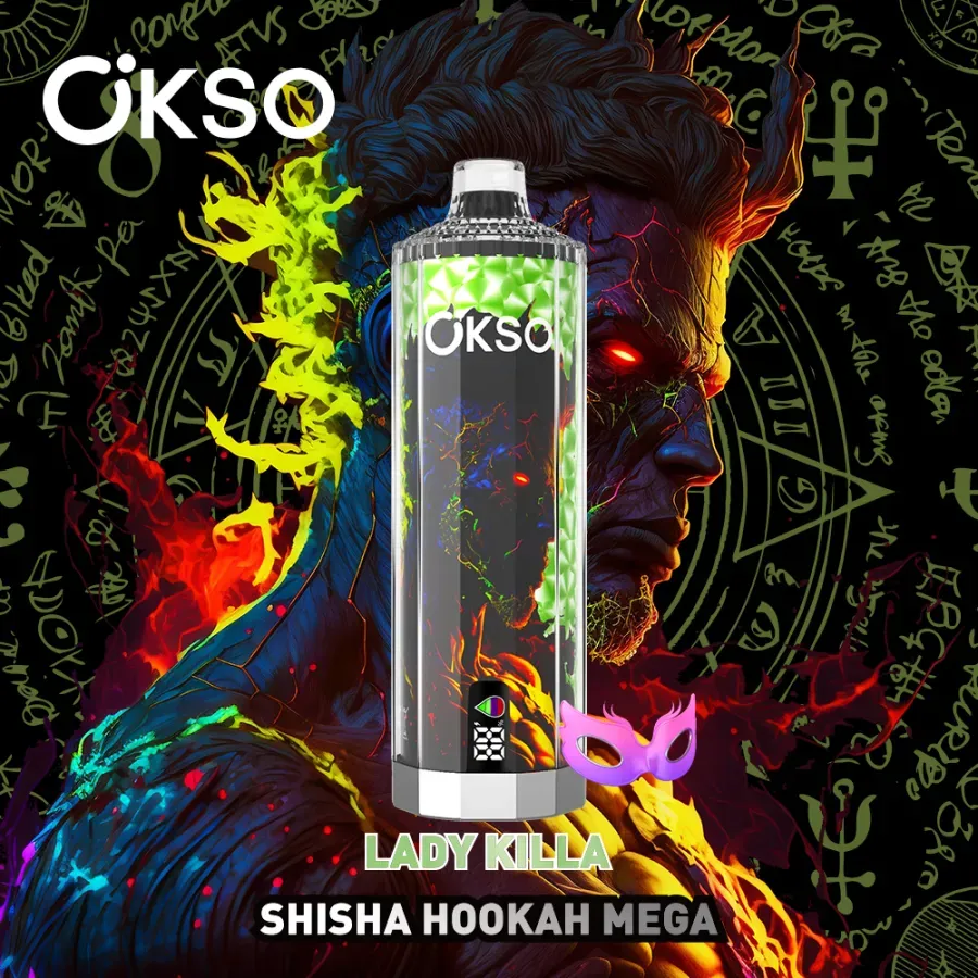 OKsO Shisha Hookahmega 50k Disposable Vape 50000 Puffs Triple Mesh Coil
