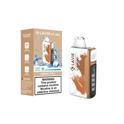 Lavie Ice King 50000 Puffs Disposable Vape | 850mAh Rechargeable Battery | 5% Nicotine | 5-Level Cooling Control - CloudovaVape