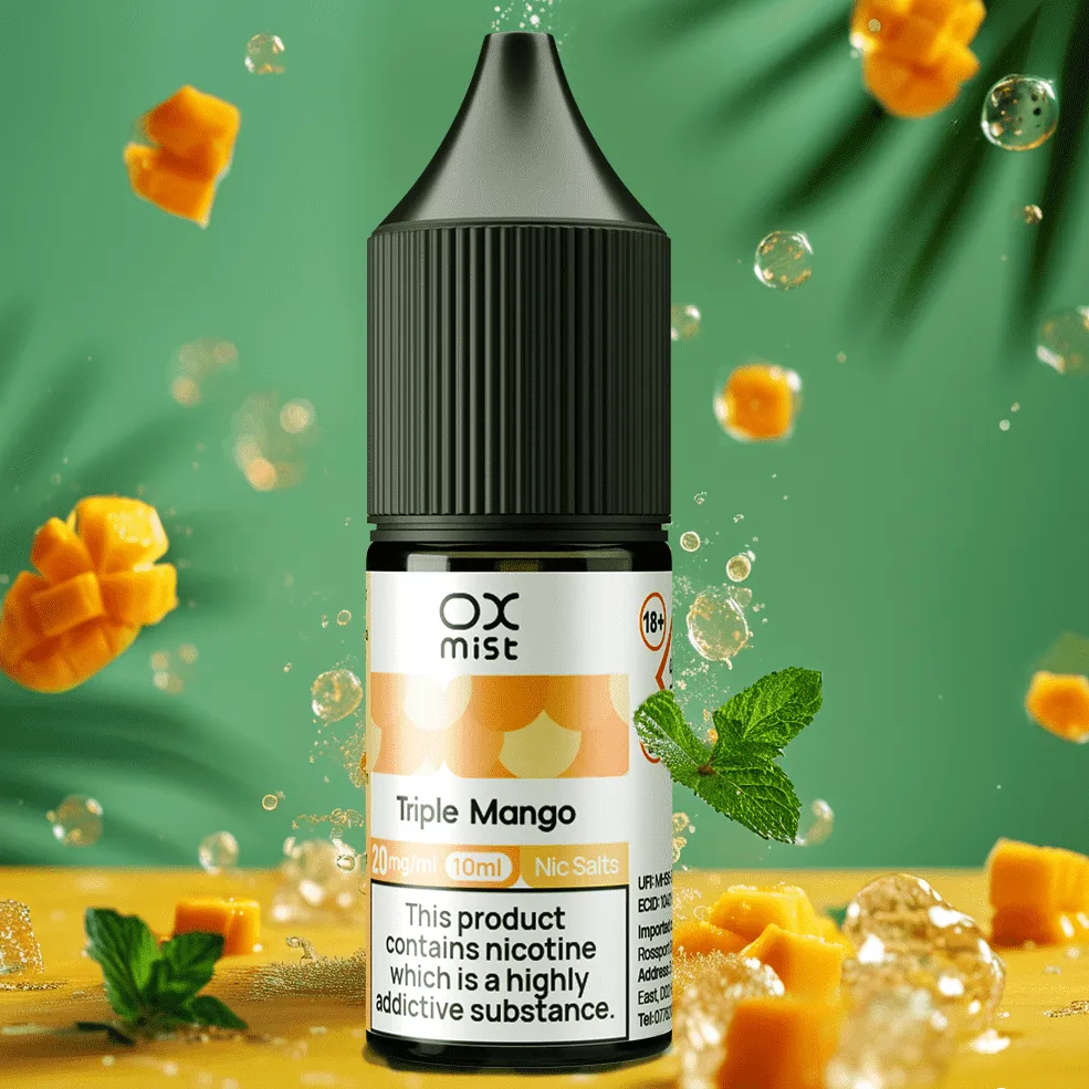 Oxmist 10ml Nic Salt E-Liquid – Smooth, Flavorful, Satisfying