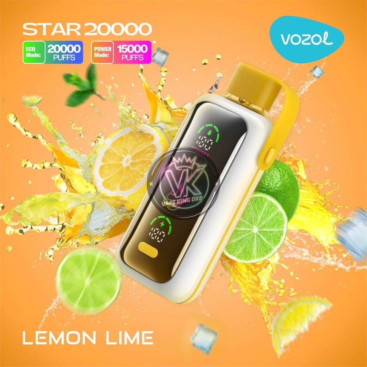 Vozol Star 20000 Puffs Disposable Vape | Dual Mesh Coil | Rechargeable Vape with Mirror Screen & Dual Mode | Wholesale - CloudovaVape