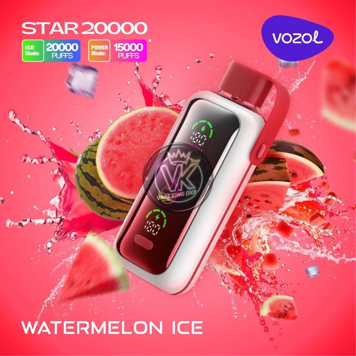 Vozol Star 20000 Puffs Disposable Vape | Dual Mesh Coil | Rechargeable Vape with Mirror Screen & Dual Mode | Wholesale - CloudovaVape