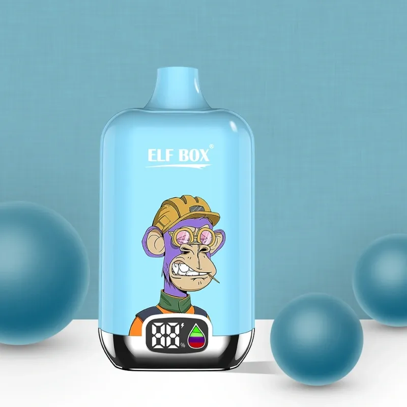 ELF BOX Digital 12000 Puffs Disposable Vape | Mesh Coil | LED Display | 0% 2% 3% 5% Nicotine Wholesale - CloudovaVape