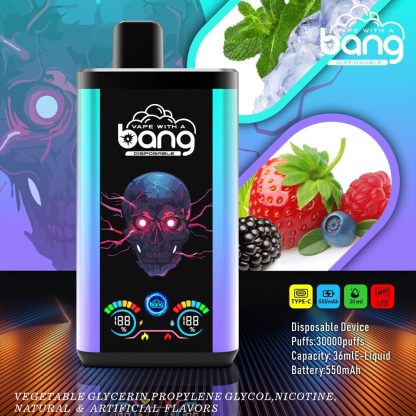 Bang 30K Pro Disposable Vape – 30,000 Puffs with Dual-Flavor Switching