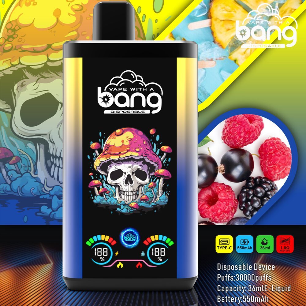 Bang 30K Pro Disposable Vape – 30,000 Puffs with Dual-Flavor Switching