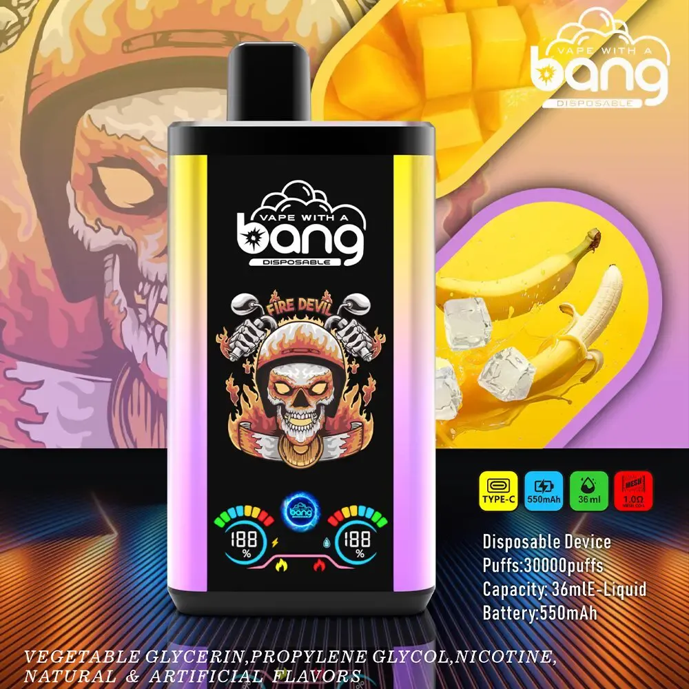 Bang 30K Pro Disposable Vape – 30,000 Puffs with Dual-Flavor Switching