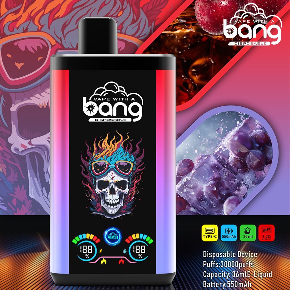 Bang 30K Pro Disposable Vape – 30,000 Puffs with Dual-Flavor Switching
