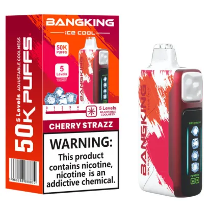 Bang King 50000 Puffs Ice Cool Disposable Vape – 5-Level Adjustable Coolness & Rechargeable Battery | Bulk Vape Wholesale at CloudovaVape