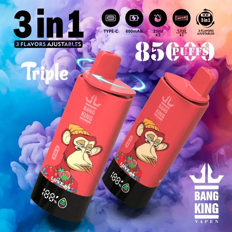 Bang King Triple 85000 puffs 3-in-1 Disposable Vape