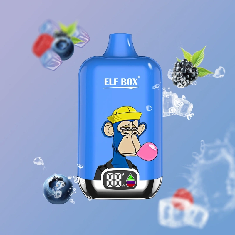 ELF BOX Digital 12000 Puffs Disposable Vape | Mesh Coil | LED Display | 0% 2% 3% 5% Nicotine Wholesale - CloudovaVape