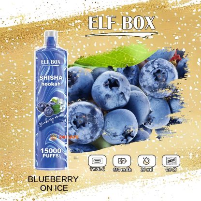 ELF BOX LS15000 Puff Shisha Hookah Disposable Vape | 0% 2% 5% Nicotine | 600mAh Rechargeable Mesh Coil | Wholesale - CloudovaVape
