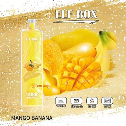 ELF BOX LS15000 Puff Shisha Hookah Disposable Vape | 0% 2% 5% Nicotine | 600mAh Rechargeable Mesh Coil | Wholesale - CloudovaVape