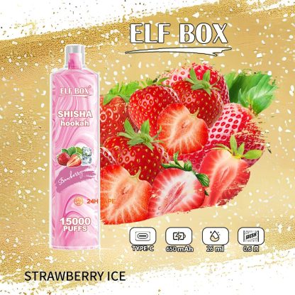 ELF BOX LS15000 Puff Shisha Hookah Disposable Vape | 0% 2% 5% Nicotine | 600mAh Rechargeable Mesh Coil | Wholesale - CloudovaVape