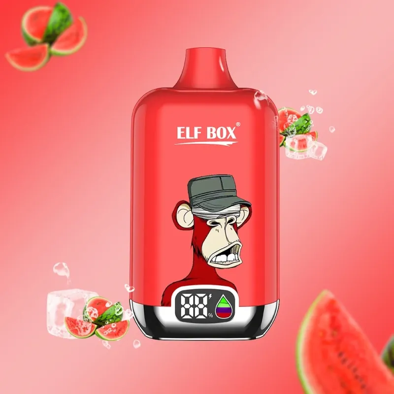 ELF BOX Digital 12000 Puffs Disposable Vape | Mesh Coil | LED Display | 0% 2% 3% 5% Nicotine Wholesale - CloudovaVape