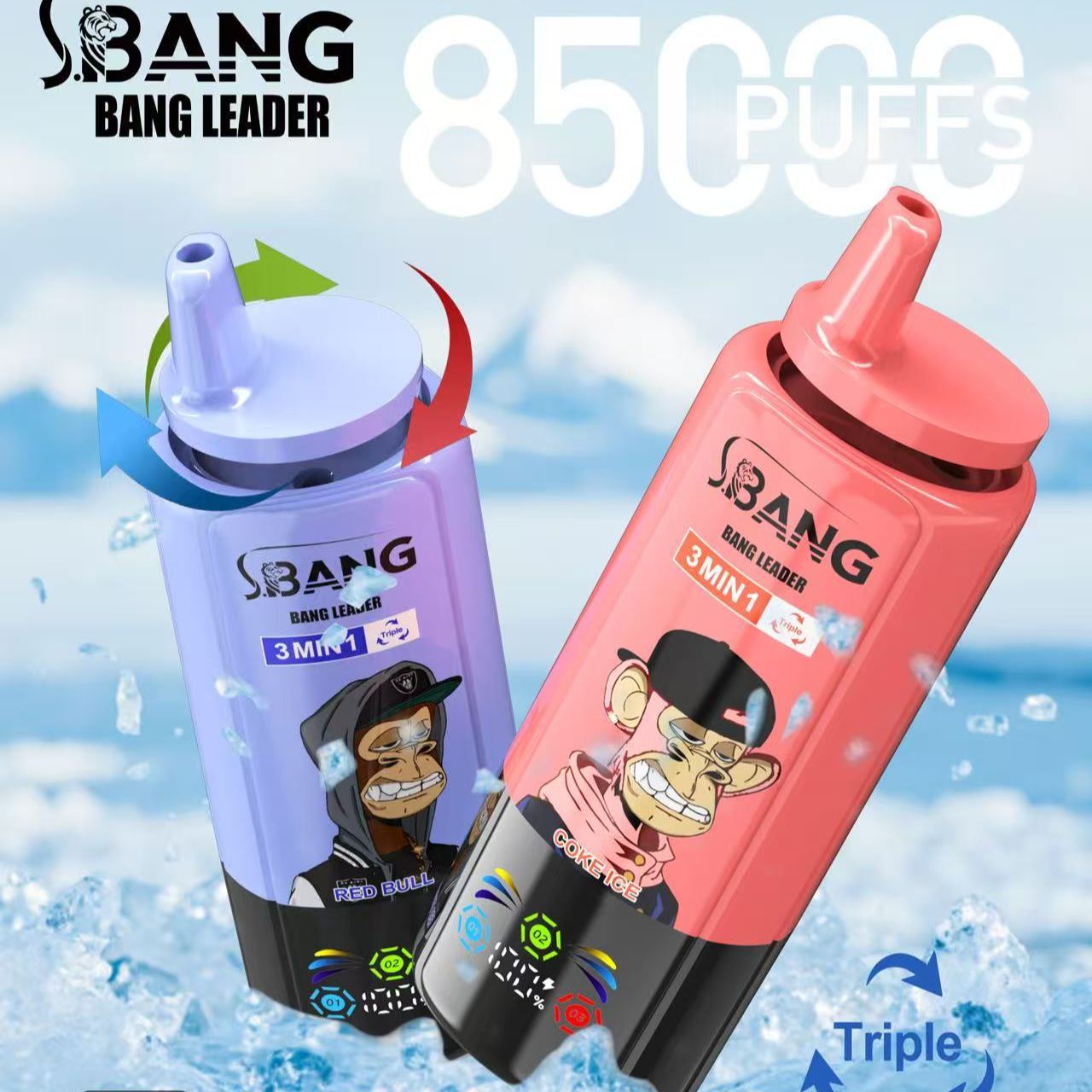 Bang Leader 85K Puffs 3 in 1
