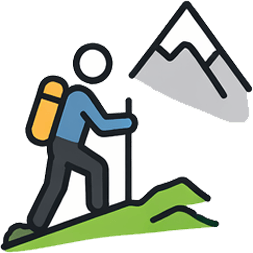 Hiking icon