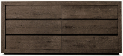 Drifted Reclaimed Oak 6-Drawer Dresser