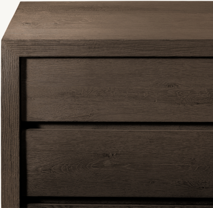 Drifted Reclaimed Oak 6-Drawer Dresser
