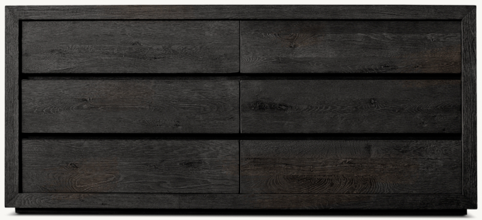 Drifted Reclaimed Oak 6-Drawer Dresser