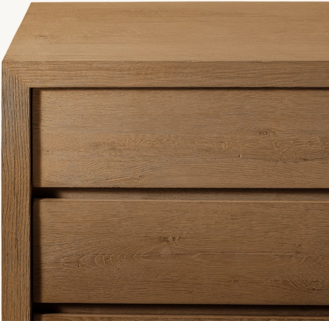 Drifted Reclaimed Oak 6-Drawer Dresser