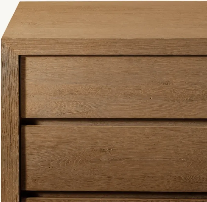 Drifted Reclaimed Oak 6-Drawer Dresser