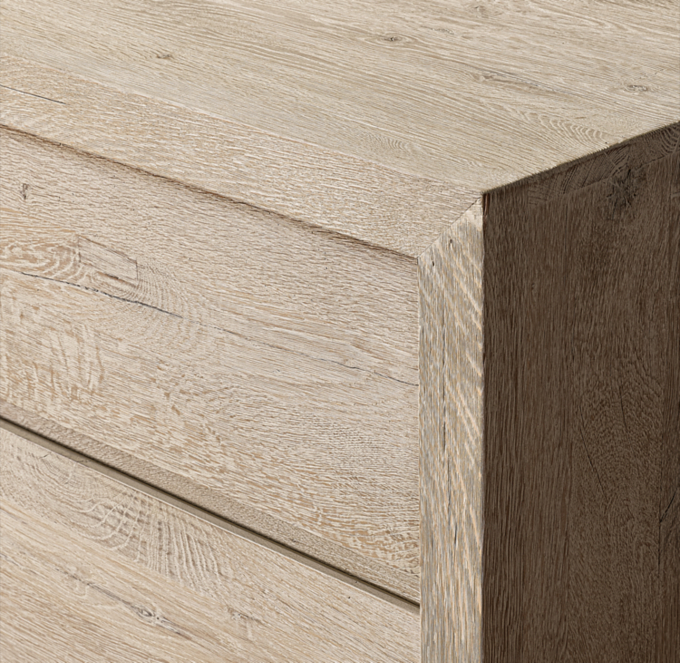 Drifted Reclaimed Oak 6-Drawer Dresser