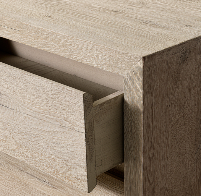 Drifted Reclaimed Oak 6-Drawer Dresser