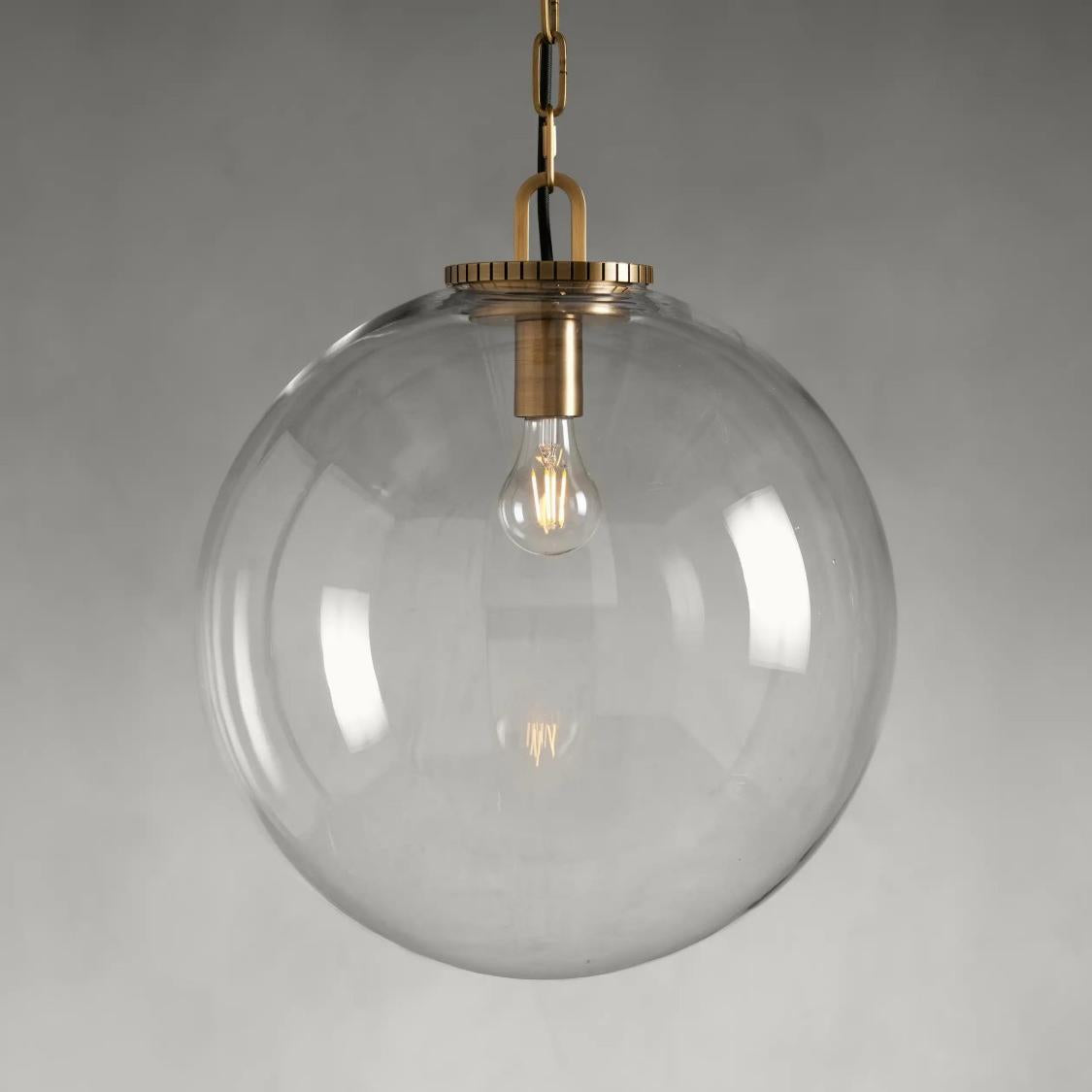 Wescott Globe Pendant with Chain