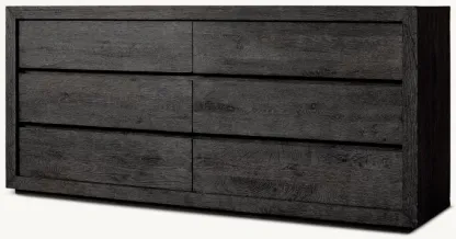 Drifted Reclaimed Oak 6-Drawer Dresser