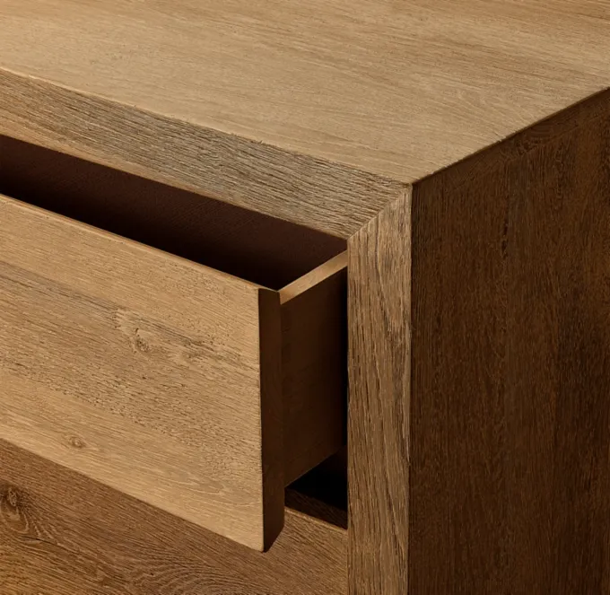 Drifted Reclaimed Oak 6-Drawer Dresser