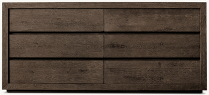 Drifted Reclaimed Oak 6-Drawer Dresser