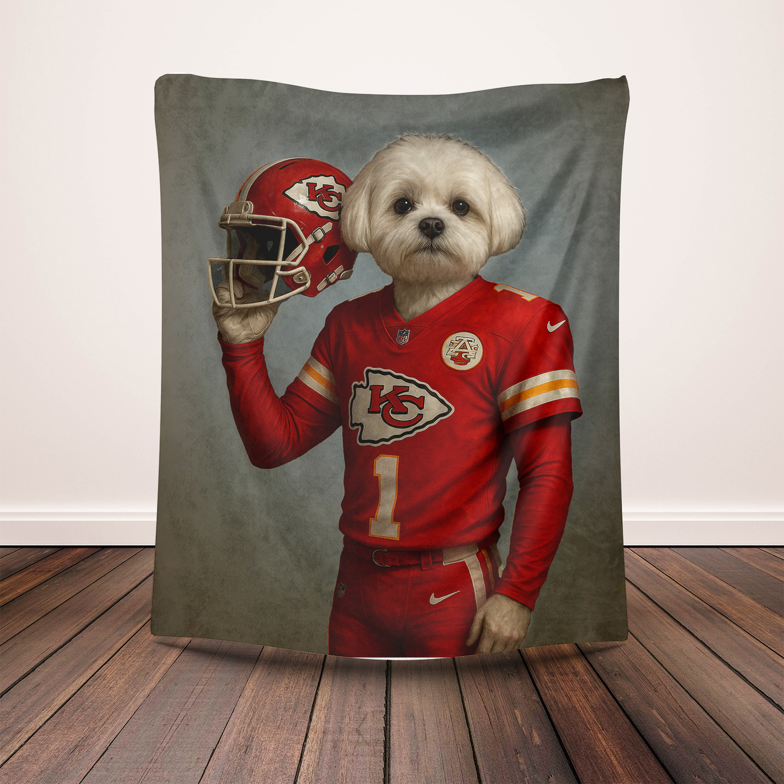 Custom American Football Pets NFL NCAA Blanket 🏈